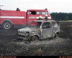 Jiskra zapálila 20 hektarů obilí, škoda na obilí 500 tisíc! - zvětšit fotografii