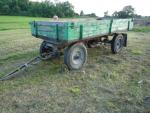 Prodám vlek za traktor bez spz, 3,5t na kliku