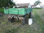 Prodám vlek za traktor bez spz, 3,5t na kliku