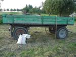 Prodám vlek za traktor bez spz, 3,5t na kliku