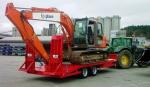 DAMCO - 2-osý přívěsový podvalník, za traktor, NOVÝ