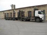 Lesovůz VOLVO 6x6,r.2005, Loglift 135 - přívěs