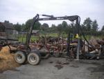 Prodam vyvazeci vlek,Noka4166+Traktor,zetor krystal8145