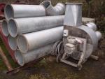Senomet FUKO 3kw zánovní, průměr rour 35cm, délka 12m,