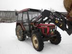 ZETOR 6245 S ČELNÍM NAKLADAČEM