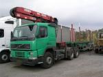 Lesovůz Volvo FM 12 - 6x4 + návěs Svan + Penz 1197