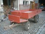 vůz za koně, vlečka za traktor