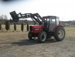 Zetor 7540 s čelním nakladačem Prima 050 s třetí funkcí