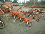 Obraceč píce nesený Pottinger 441.Čtyřrotorový,mechanicky skládaný,záběr 4,4m 