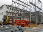 Konstrukce (ocelová) administrativní budovy - 3patra