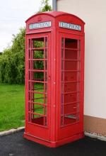 Telefonní budka Anglie