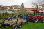 Vyvážečka za malotraktor ,vyvážečky,vyvážecí přívěs s hyd.