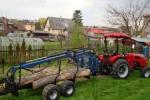 Vyvážečka za malotraktor ,vyvážečky,vyvážecí přívěs s hyd.