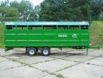 Pardál 7,5 - Přepravník zvířat PARDÁL Traktorový přepravník