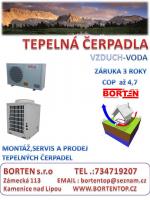 Tepelná čerpadla vzduch/voda BORTEN-BOR-XB 7-100 kW