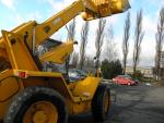 Jcb 525 68,, lopata vidle,, naklapění ve svahu