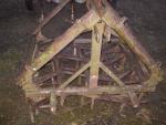 Třídilné skládací brány,záběr 2,5m, hřeby 15cm