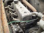 Malotraktor domácí výroby, motor Multicar čtyřválec diesel, zadní náprava P-V3S, 