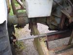 Malotraktor domácí výroby, motor Multicar čtyřválec diesel, zadní náprava P-V3S, 