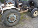 Malotraktor bez motoru, domácí výroba, původně motor Multicar