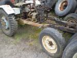 Malotraktor bez motoru, domácí výroba, původně motor Multicar
