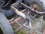 Malotraktor bez motoru, domácí výroba, původně motor Multicar