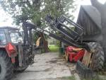 traktorová hydraulická ruka,dosah 6,7m ,KESLA OYJ