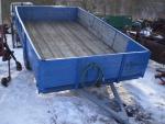 Jednonápravový valník za traktor, do 3 tun, nebrzděný, korba 1,9x3,3 m