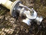 Stojatá nádrž 3,5 m3, od vína, servisní otvor, výpusť, vhodná na hnojivo DAM,