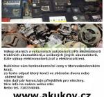 Překáží vám v dílně staré autobaterie,elektromotory?