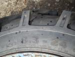 Dvě přední kola na Zetor 5645 nebo 5748 s novými pneu Mitas Tractor Drive 8,3-24