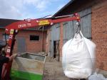 Big bag nakladač, velké tašky, býk, levsak, HDS 