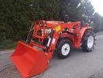 Malotraktor Kubota B1400DT s čelním nakladačem