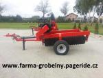 Válce Cambridge tažené válce Gromix o ø 450 hydraulicky rozkládané 4,5 -5,0-6,2 m doprava zdarma