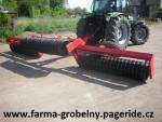 Válce Cambridge tažené válce Gromix o ø 450 hydraulicky rozkládané 4,5 -5,0-6,2 m doprava zdarma