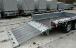 Přívěs MARTZ BAU-3 300 s nosností  2700 kg na přepravu bagrů doprava zdarma
