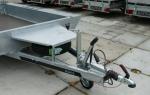 Přívěs MARTZ BAU-3 300 s nosností  2700 kg na přepravu bagrů doprava zdarma
