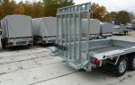 Přívěs MARTZ BAU-3 300 s nosností  2700 kg na přepravu bagrů doprava zdarma