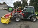 Svahový traktor AEBI TT 280 včetně žacího stroje Pöttinger
