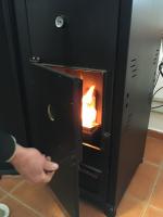 Peletová kamna s teplovodním výměníkem CR07, kotel