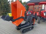 Pásový dumper, nakladač + lžíce CR60 samonakládací
