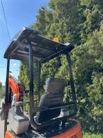 Bagr CRONA CR18 s motorem KUBOTA, mimoosý